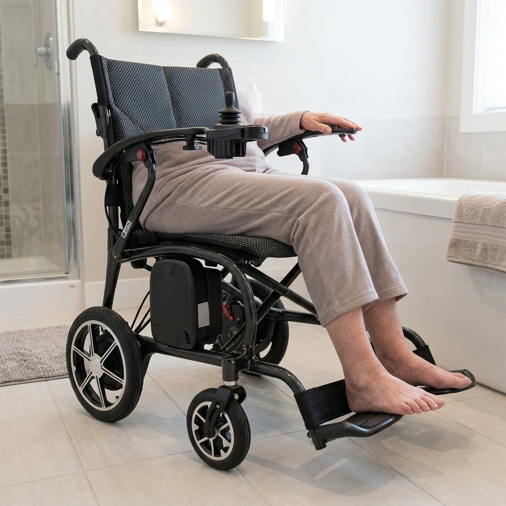 12kg Powerchair Carbon Fibre 9.5 Mile Range