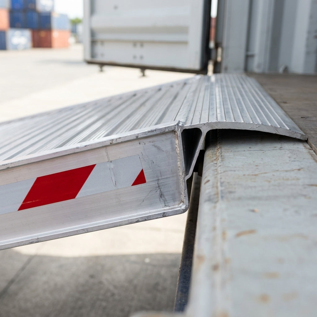 2000mm x 510mm Container Ramps Aluminium 7500kg Capacity (view 2)