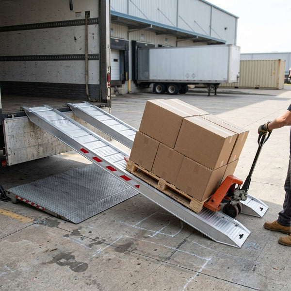 2500mm x 460mm Aluminium Loading Ramps 7000kg Capacity