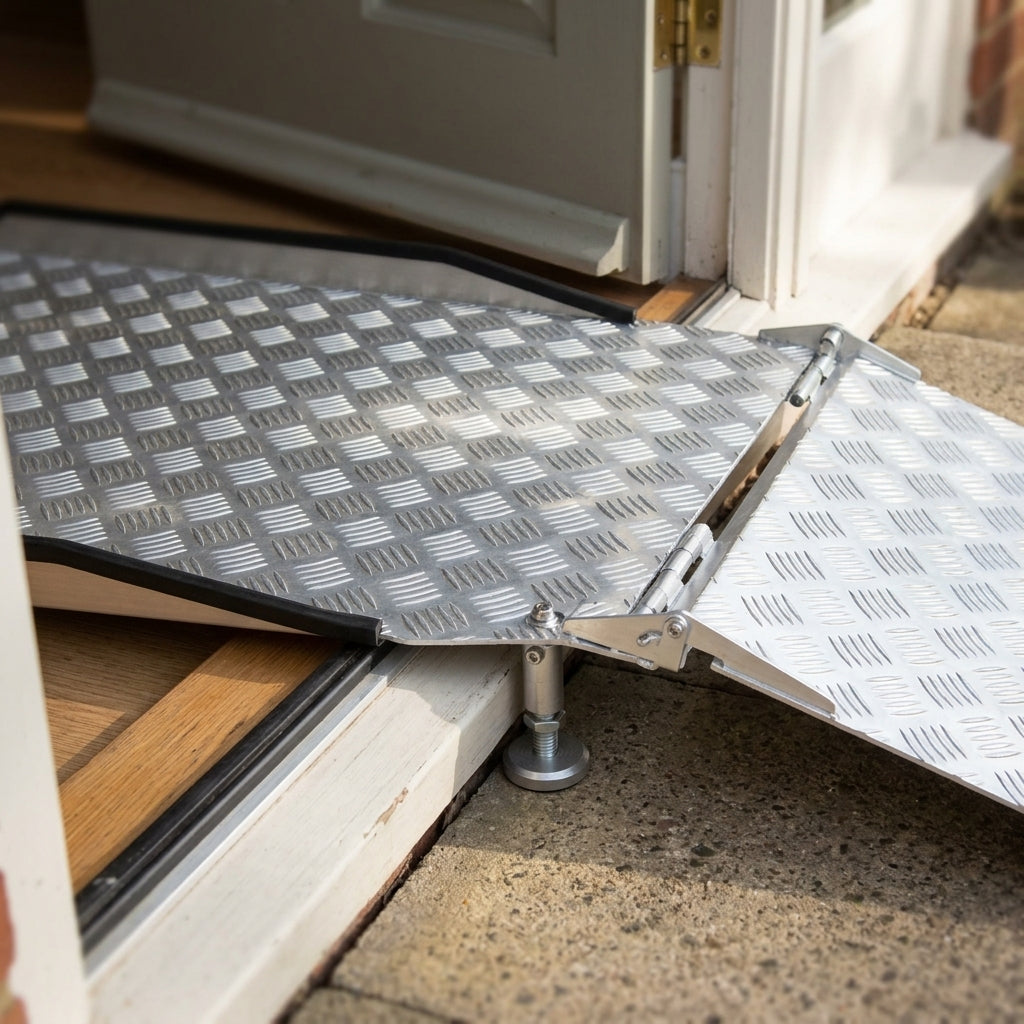 Adjustable Threshold Ramp 2ft - 8ft with Entry Plate Kit (view 2)