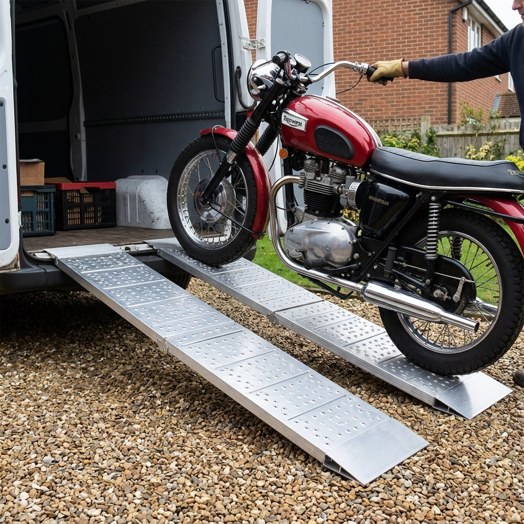 2000mm Car Ramps Aluminium 2518kg Capacity