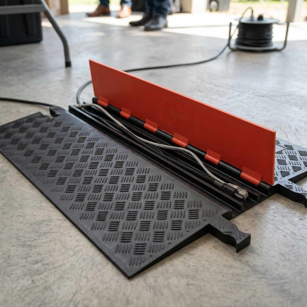 Low Profile 3 Channel Cable Protector - ADA Compliant (view 2)