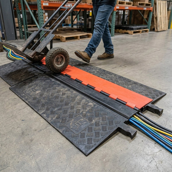 Low Profile 3 Channel Cable Protector - ADA Compliant