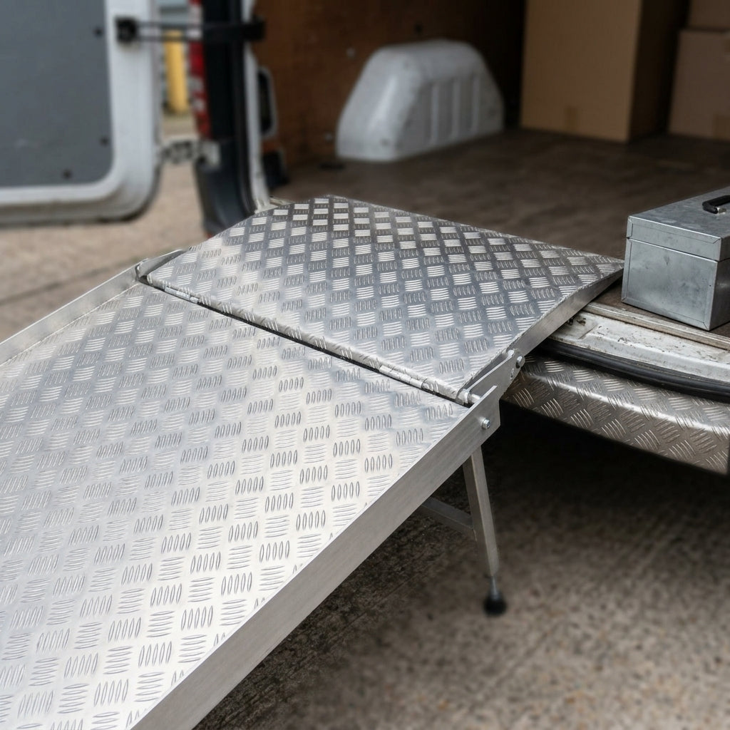 800mm x 450mm Folding Drive In Ramp (view 2)