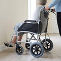 Lightweight Folding Transit Wheelchair 115kg Capacity