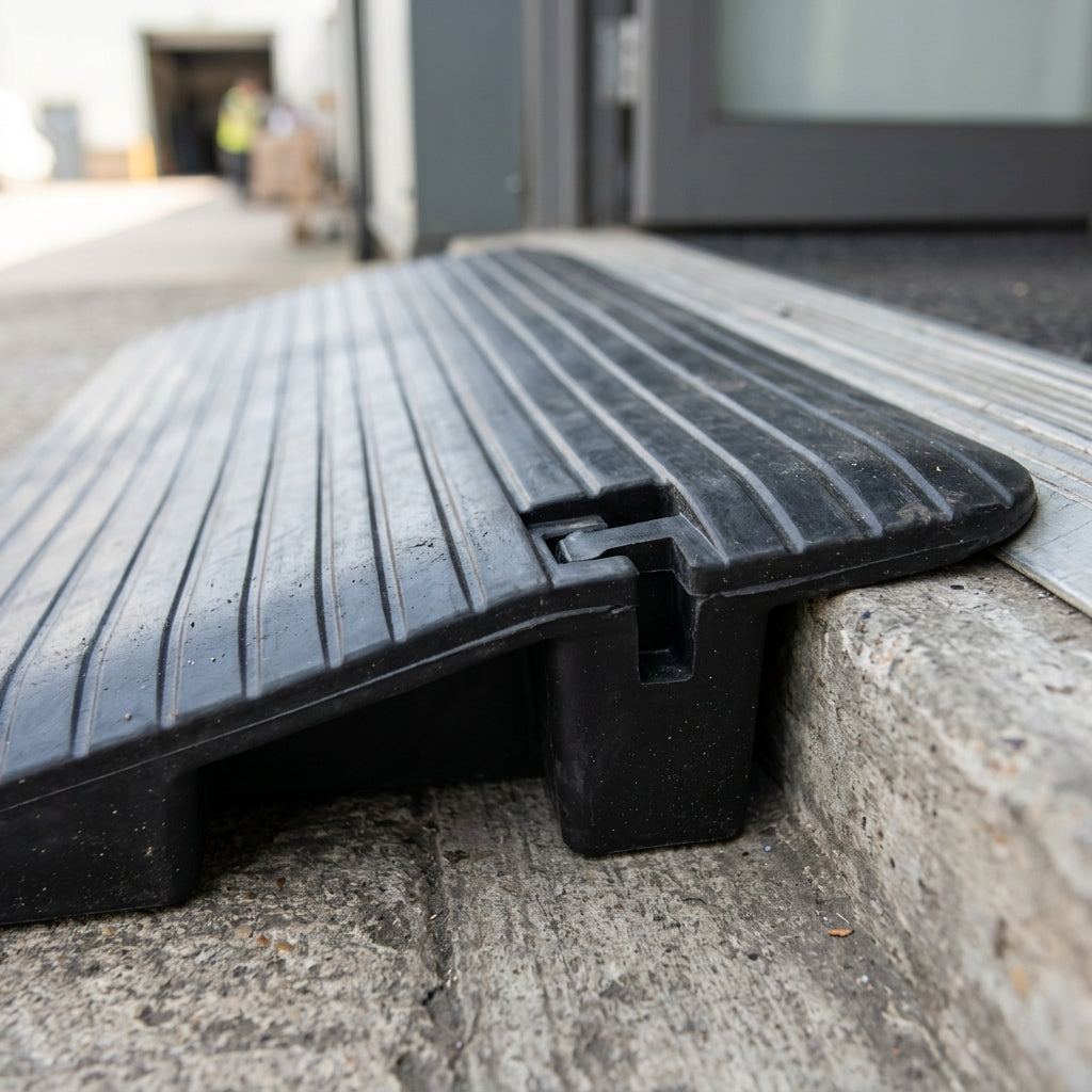 Rubber Threshold Ramp 100mm High (view 2)