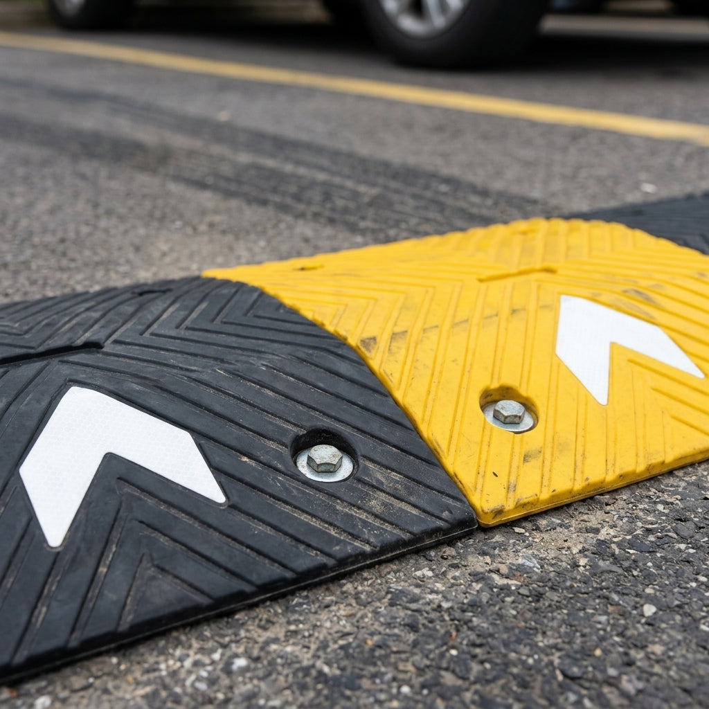 50mm Speed Bump Kit 8.5M with Reflective Chevrons (view 2)