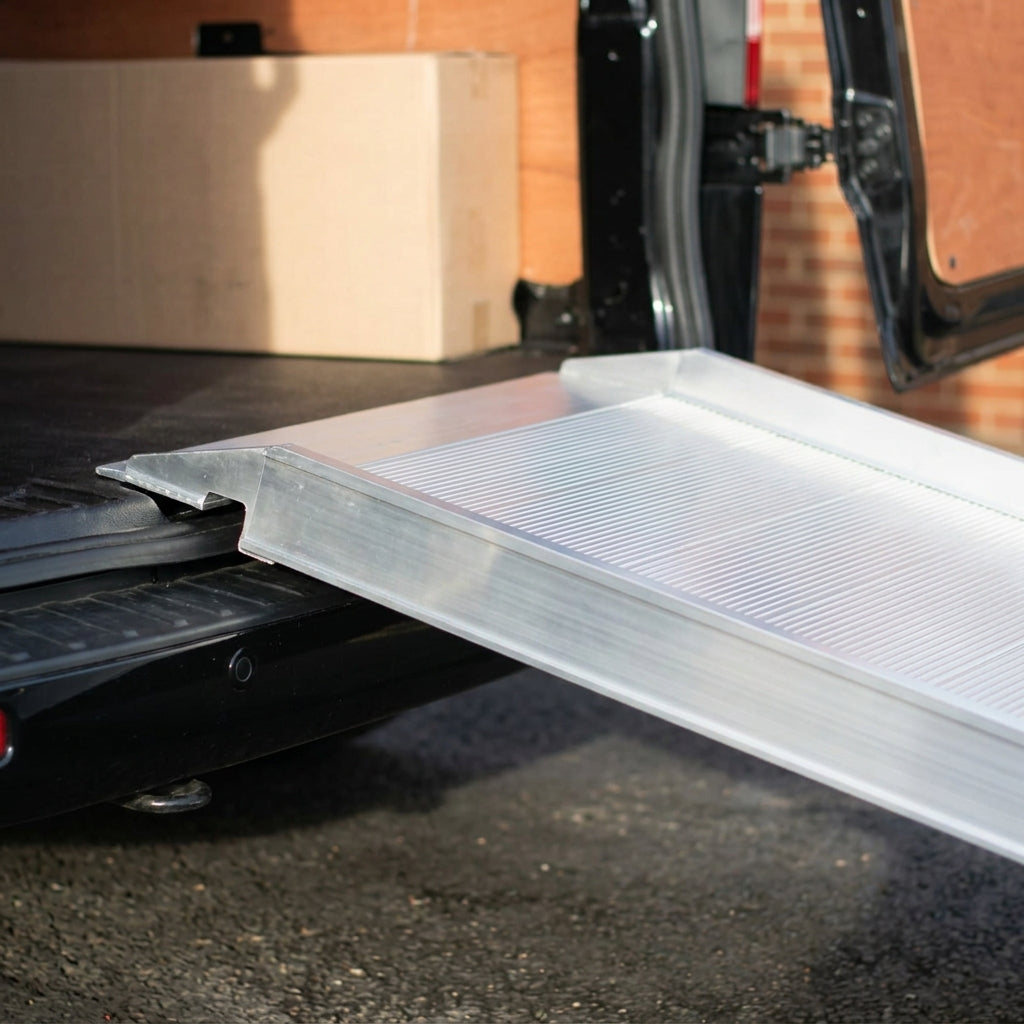 1800/2100/2400/2700mm Heavy Duty Van Ramp Aluminium 900kg (view 2)