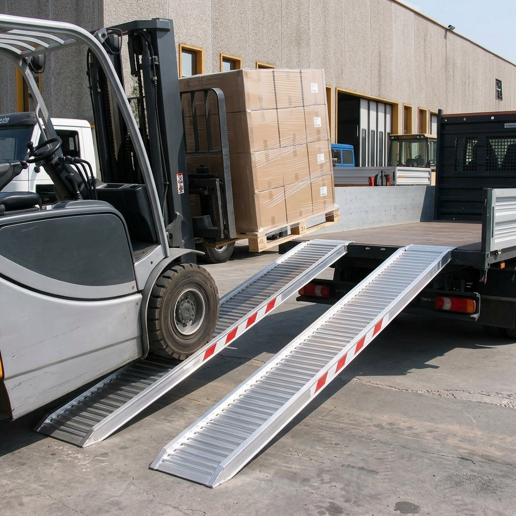 2000mm x 500mm Aluminium Loading Ramps 2450kg Capacity