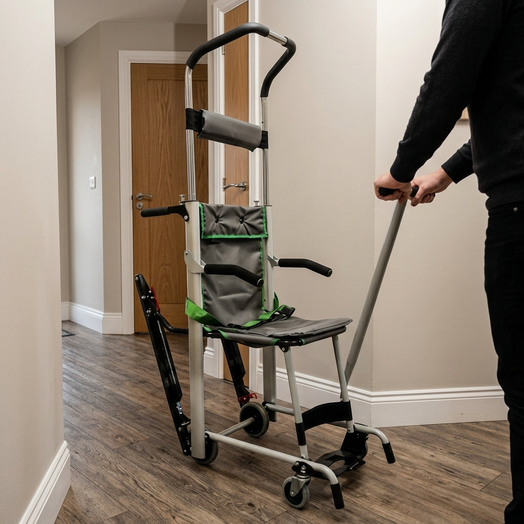 Evacuation Chair with Harness and Comfort Features