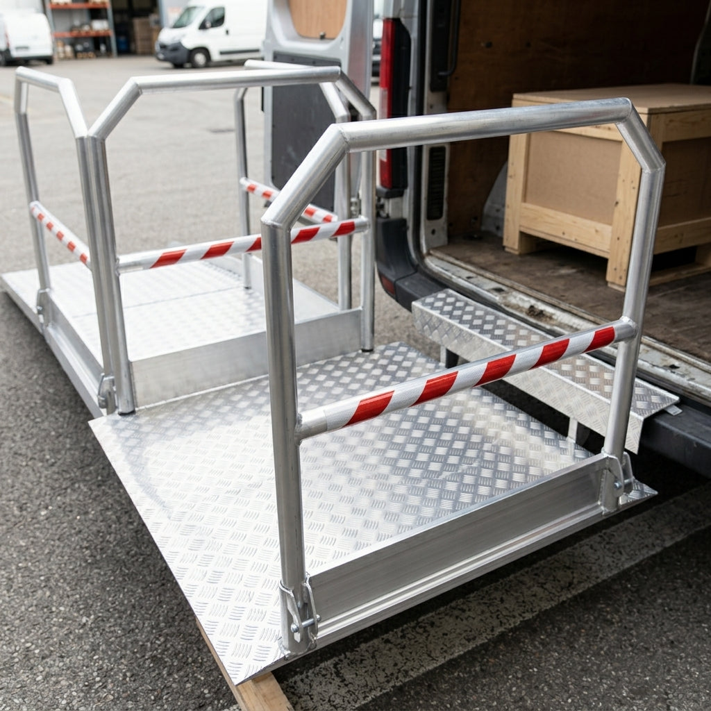 6m Pedestrian Walkway Bridge Aluminium 400kg Capacity (view 2)