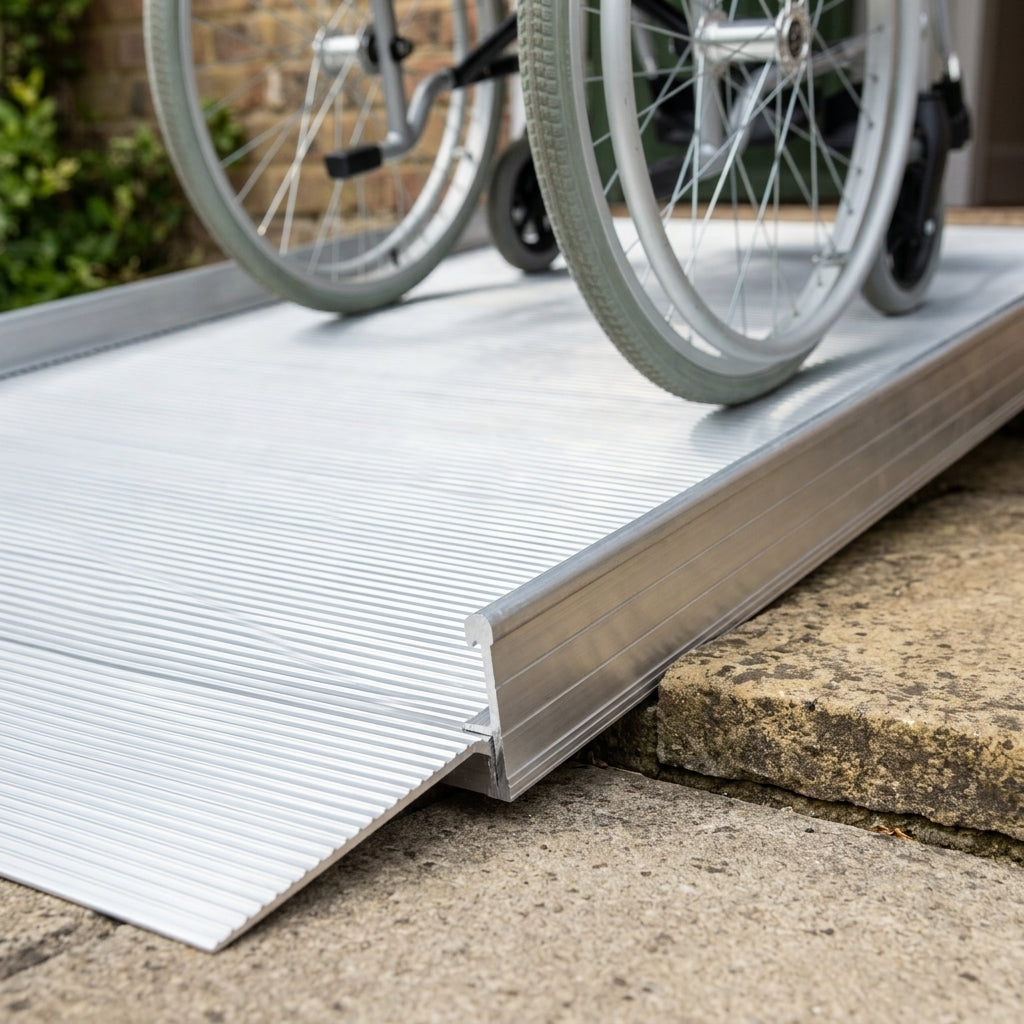 2ft to 12ft Wheelchair Ramp Aluminium 350kg Capacity (view 2)