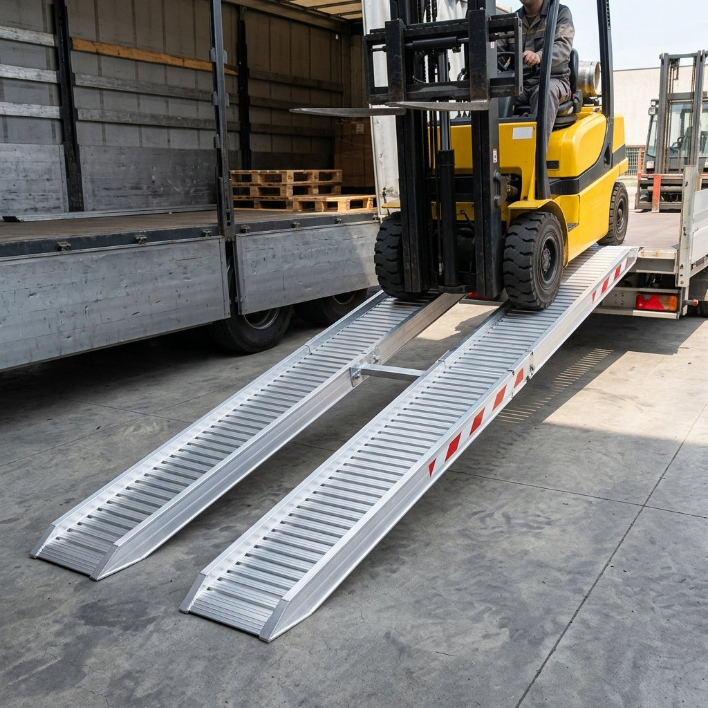5000mm Aluminium Loading Ramps 2290kg Capacity