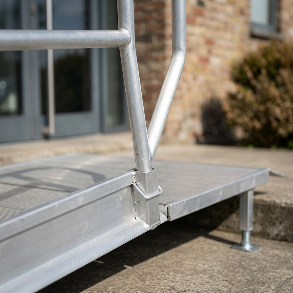 4790mm Pedestrian Ramp with Handrails, 1000mm Internal Width (view 2)