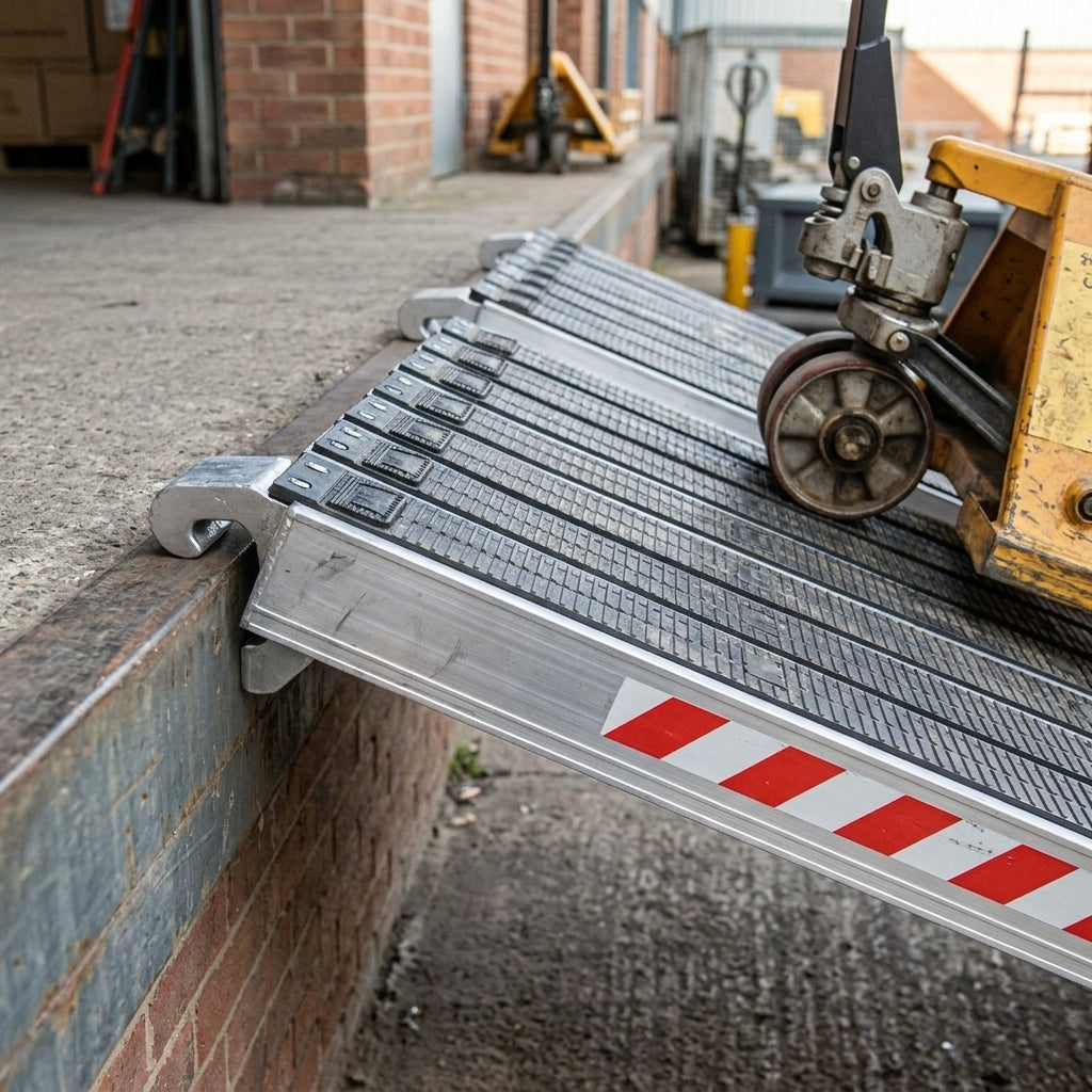 3500mm x 720mm Heavy Duty Ramp with Rubber Coating (view 2)