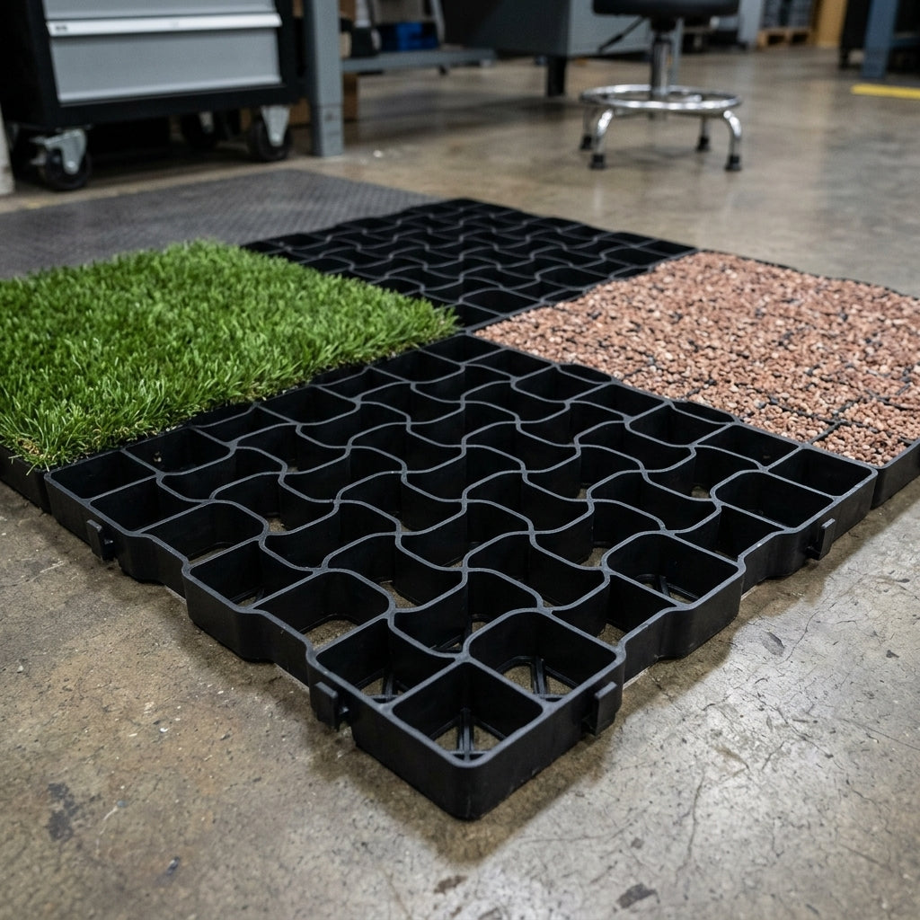100cm x 100cm x 40mm Geogrid Premium (view 2)