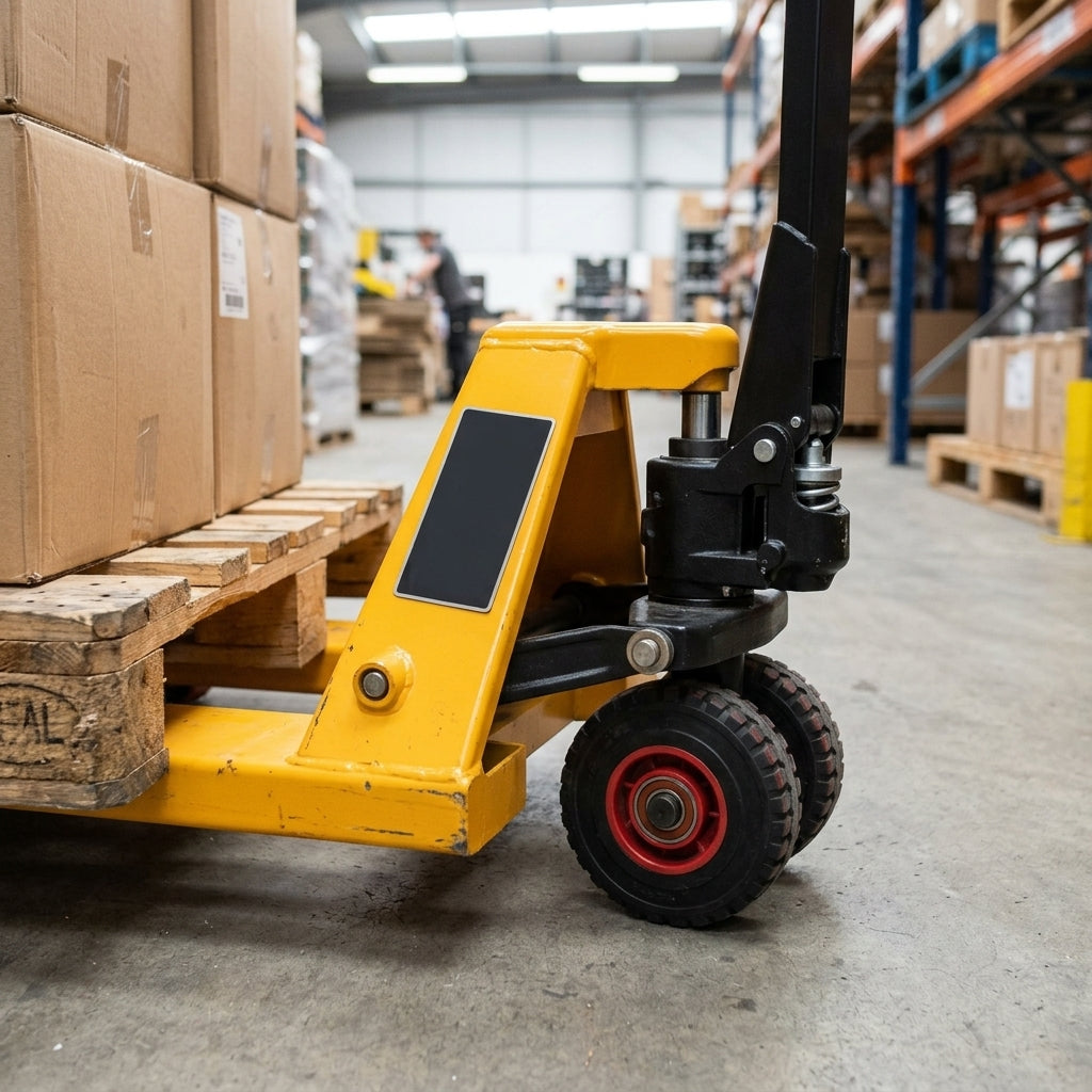 2500kg Hand Pallet Truck with Rubber Wheels