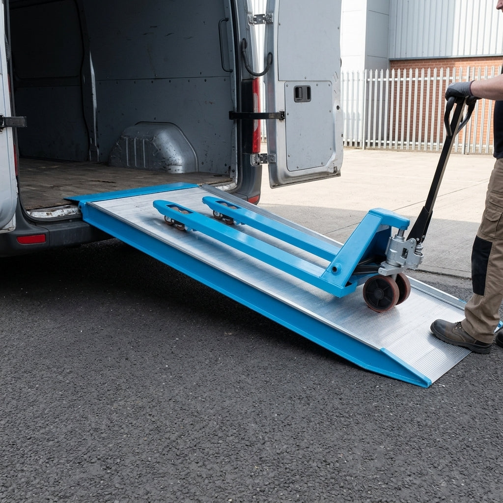 2400mm x 1000mm Pallet Truck Ramp 1000kg Capacity