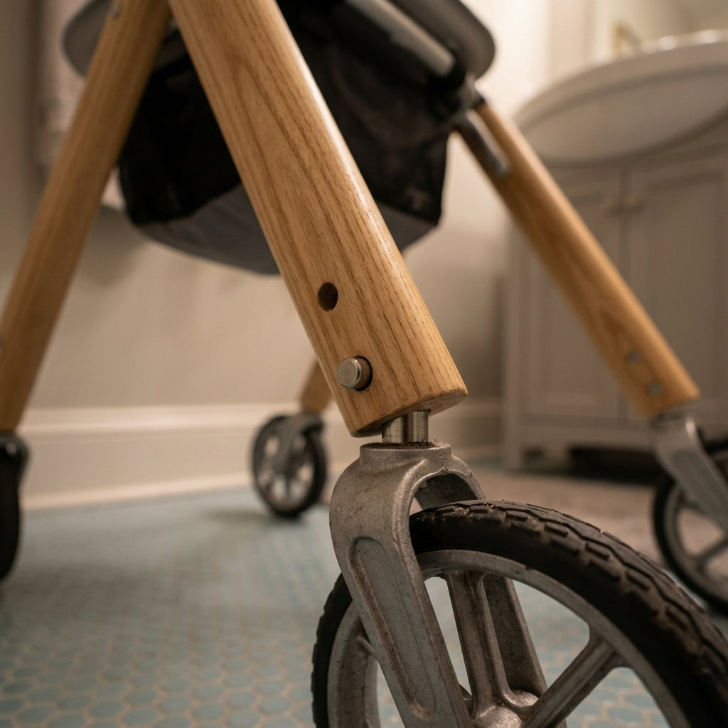 Lightweight Indoor Rollator with Supportive Frame (view 2)