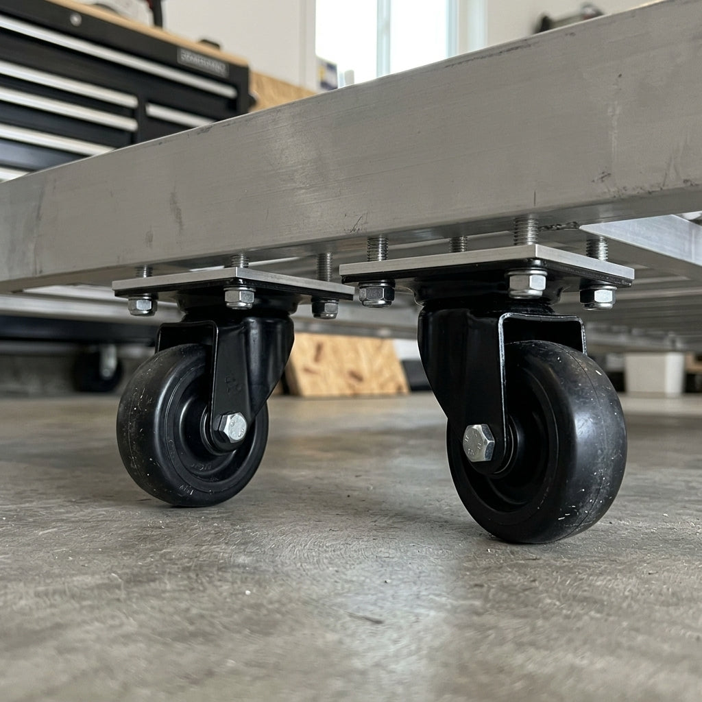 Set of Three Wheels for Wheelchair Ramp Accessories (view 2)