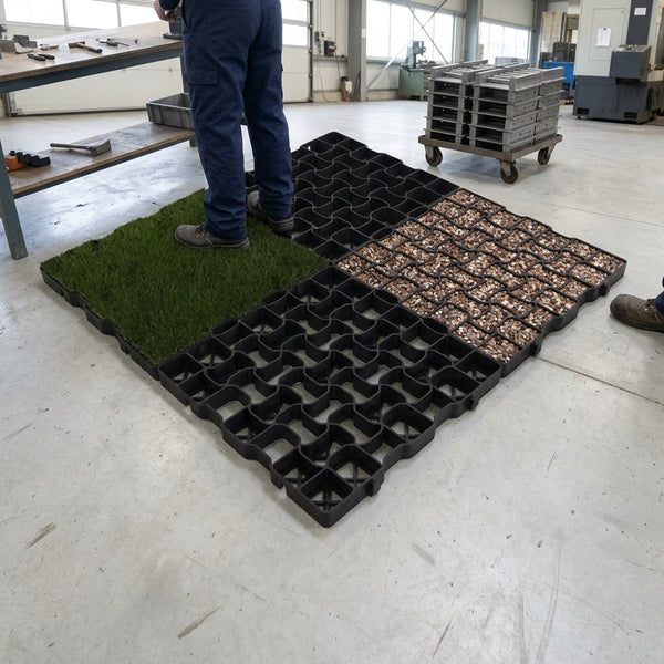 100cm x 100cm x 40mm Geogrid Premium