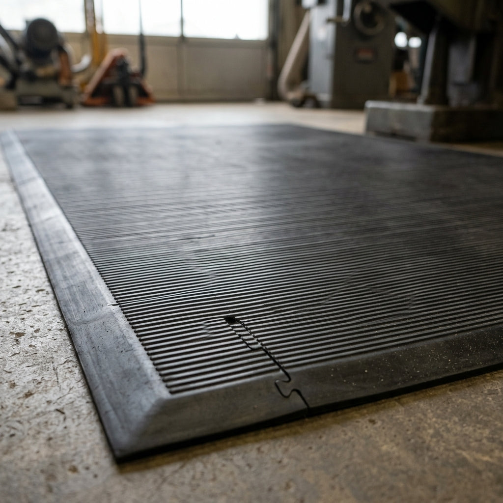 183cm x 60/91/122cm Anti-Fatigue Mat Black 9.4mm (view 2)