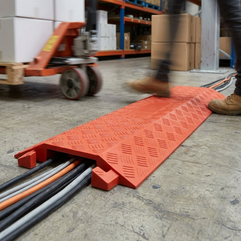 4" Drop-Over Cable Protector - 1-Channel