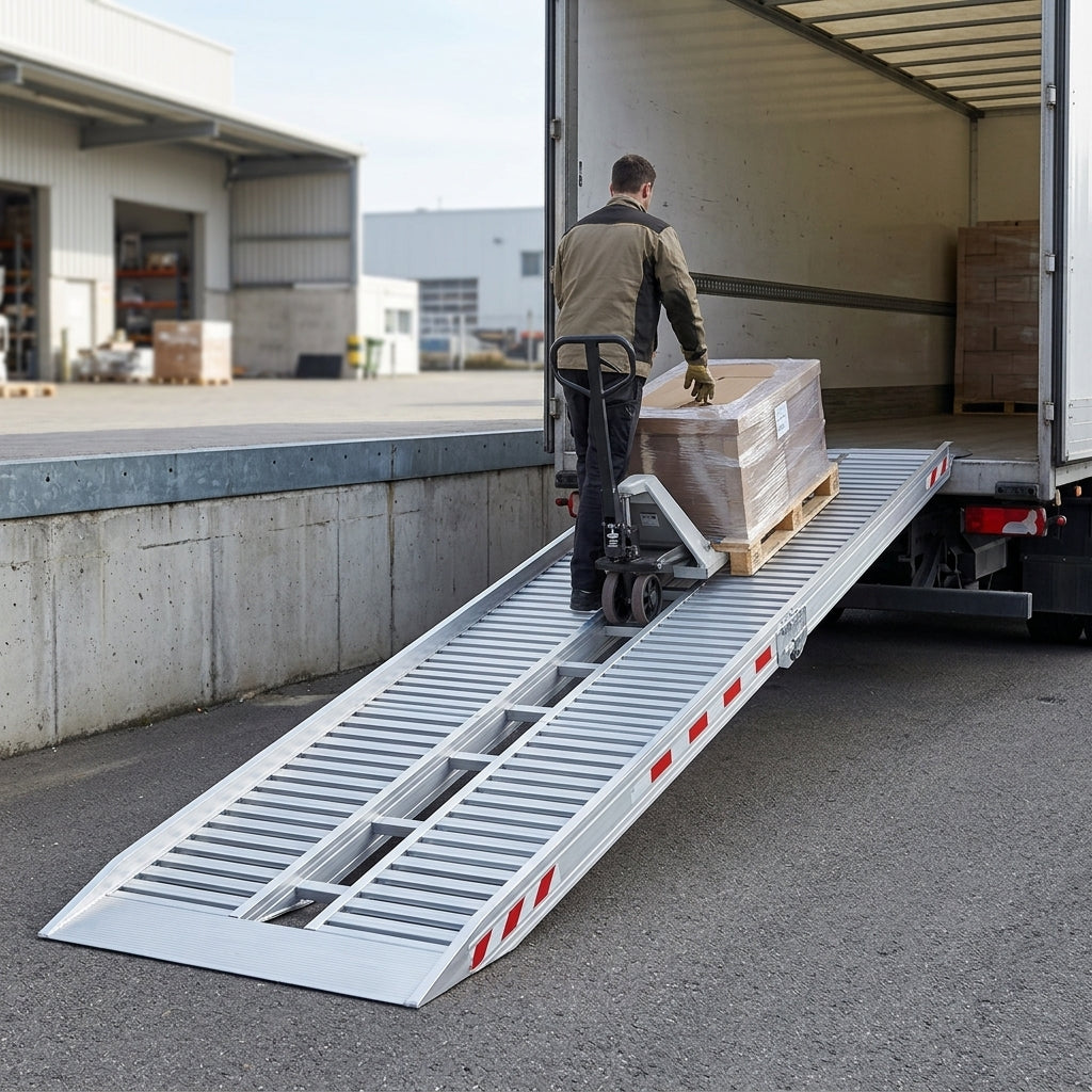 3000mm Loading Ramps Aluminium 10000kg Capacity