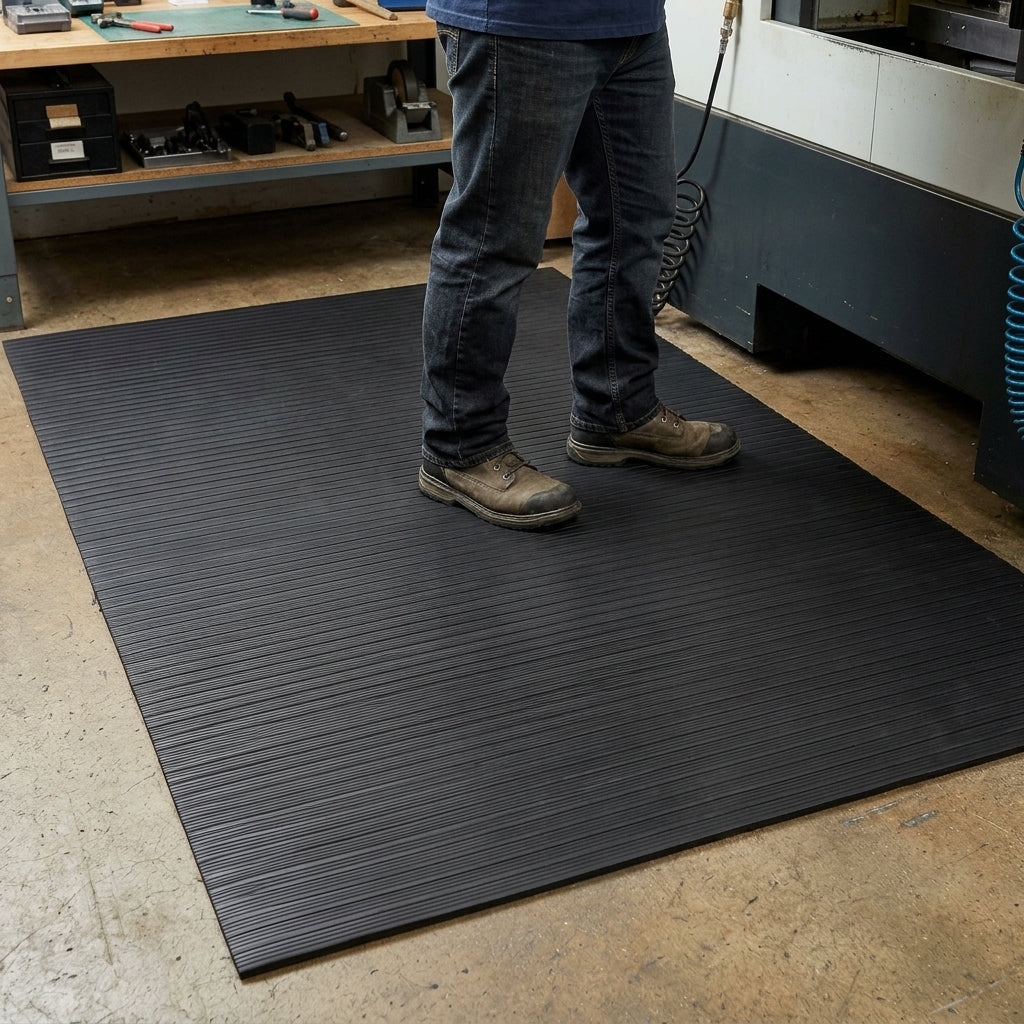 9.4mm Anti-Fatigue Mat Black - Cut to Size