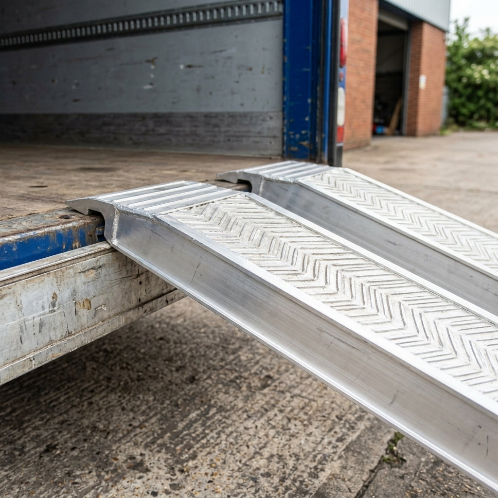 3000mm x 460mm Aluminium Loading Ramps 7000kg Capacity (view 2)