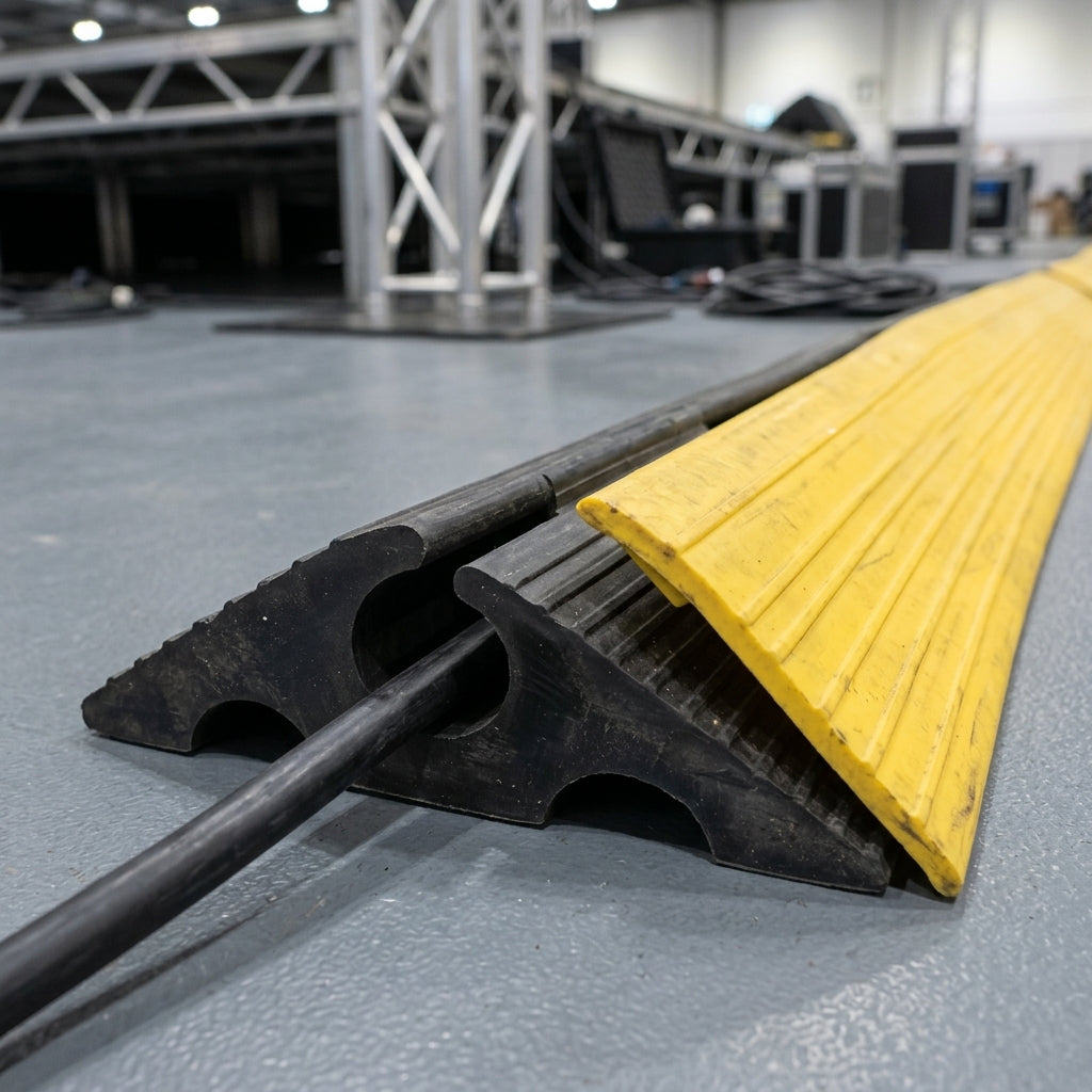 20mm Diameter Rubber Cable Protector 2000kg Capacity (view 2)