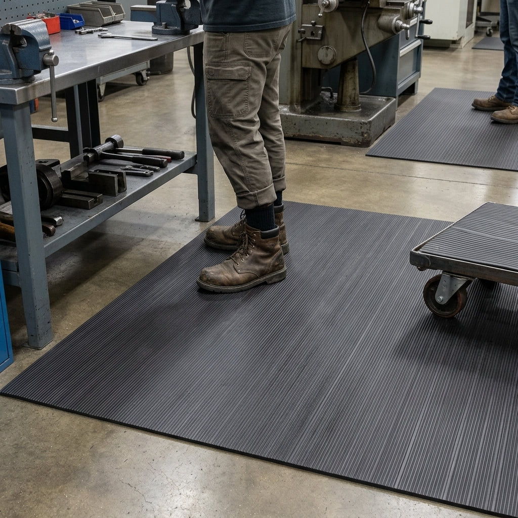 9.4mm Anti-Fatigue Mat Black - Cut to Size