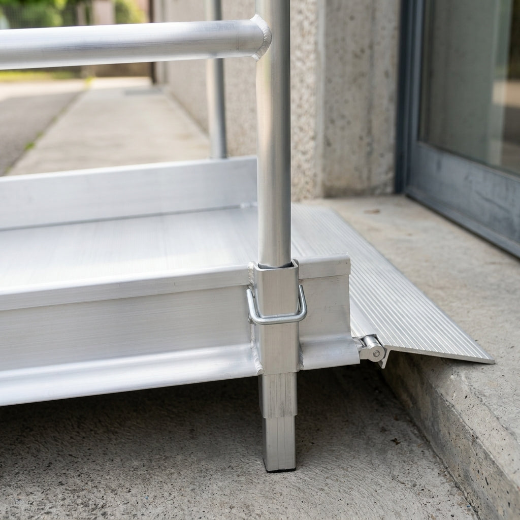 3790mm Vehicle Accessible Ramp with Handrails, 1500kg Capacity (view 2)