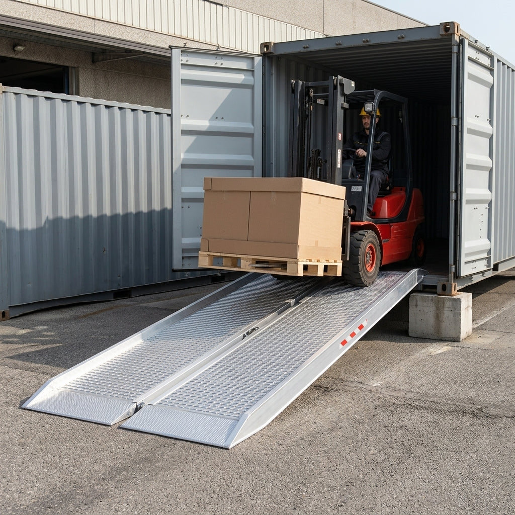 Extra Wide Loading Ramps Aluminium 6320kg Capacity