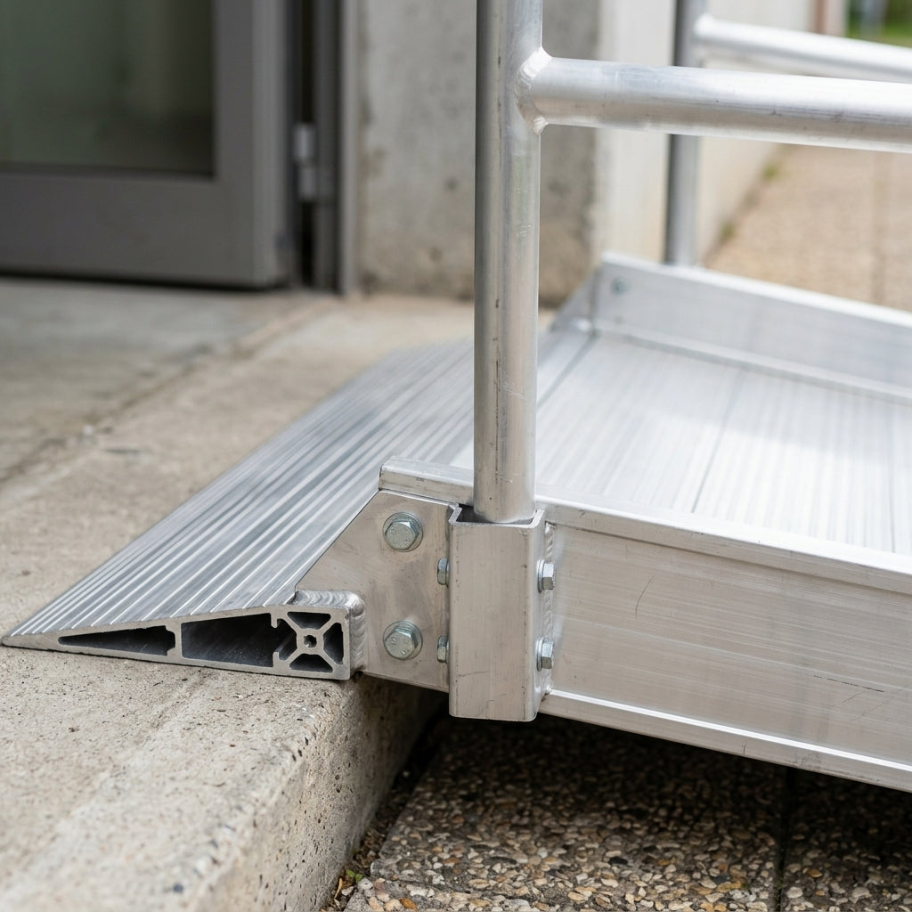 5790mm Vehicle Accessible Ramp with Handrails, 1250mm Width (view 2)