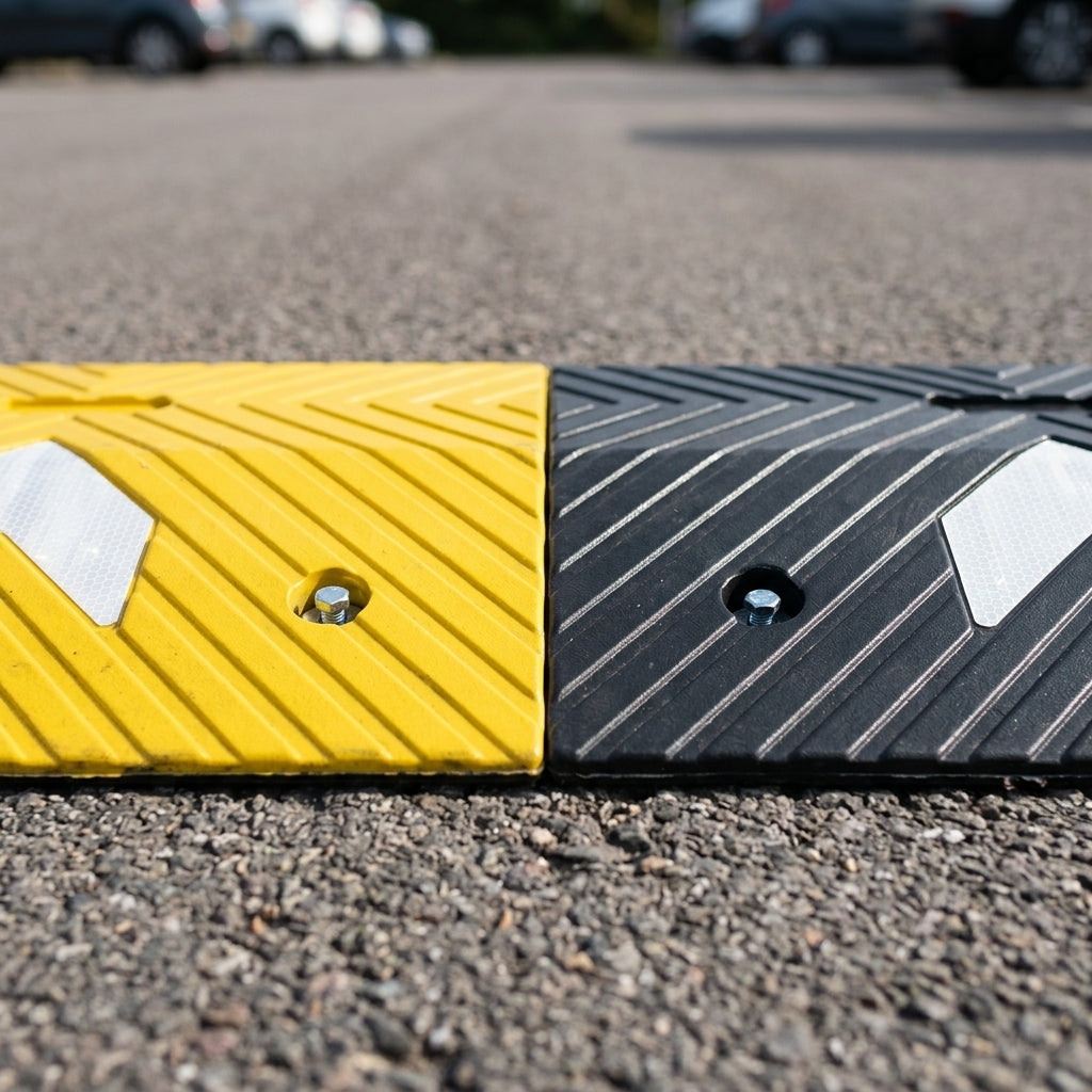 75mm Speed Bump Kit 1.0M with Reflective Chevrons (view 2)