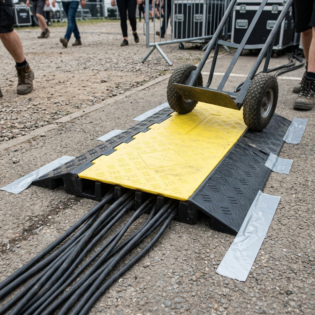 Heavy Duty Cable Protectors 1-5 Channels 12000kg Capacity