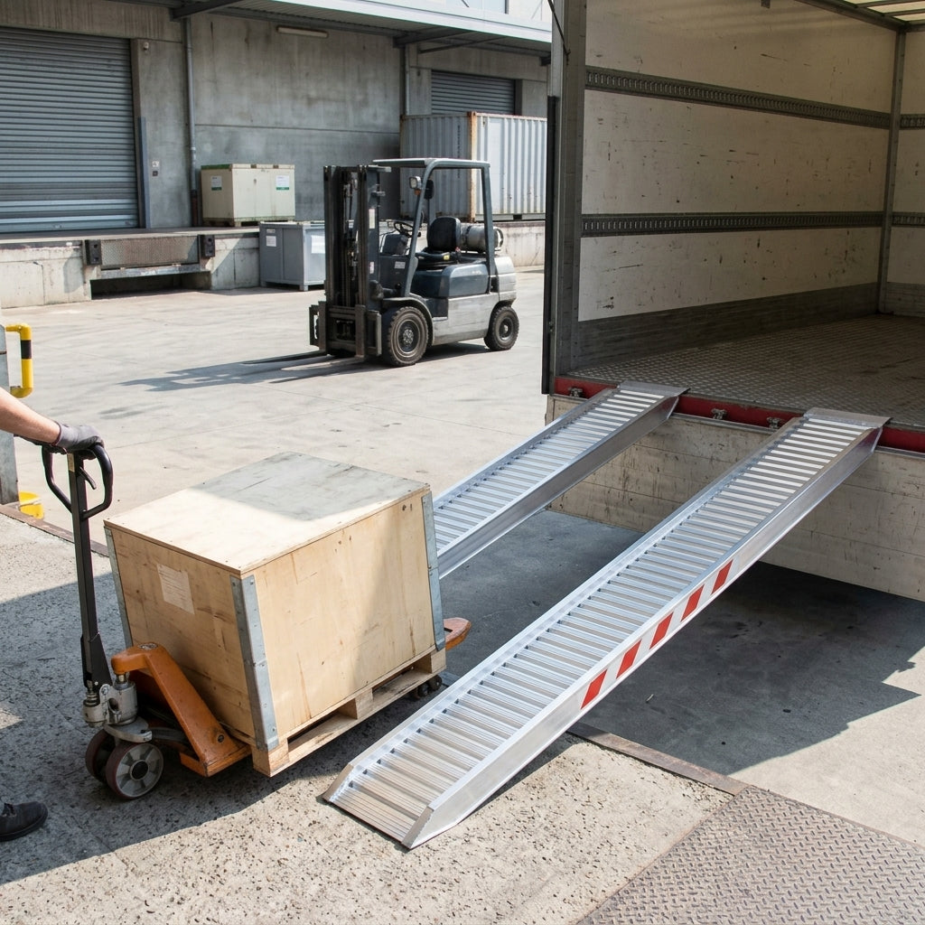 4000mm Aluminium Loading Ramps 1000kg Capacity