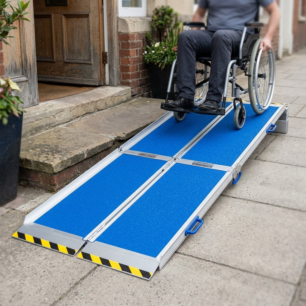 1.7ft - 6.5ft Folding Ramp