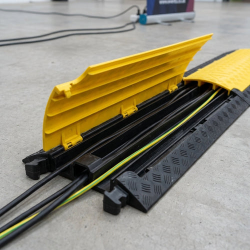 3 Channel Cable Protector with Non-Slip Surface (view 2)