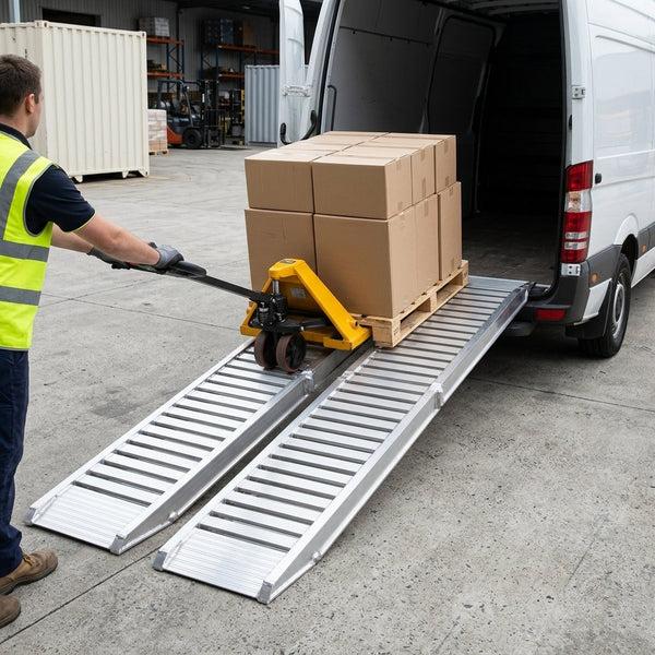 795mm Container Ramps Aluminium 3000kg Capacity