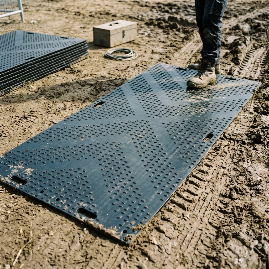 120 x 241cm Ground Protection Mat 12mm Thick