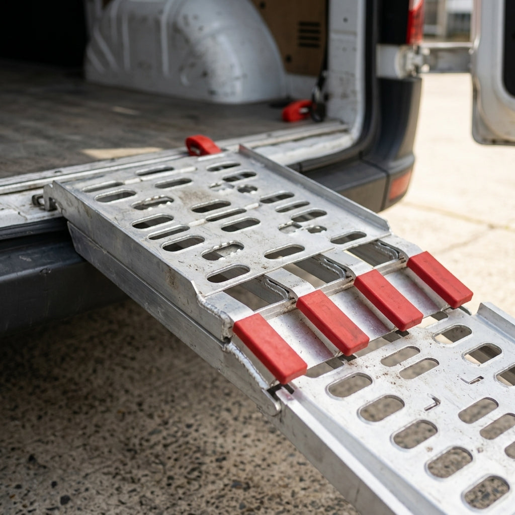 1200mm/1500mm Motorbike Ramp Aluminium 340kg Capacity (view 2)