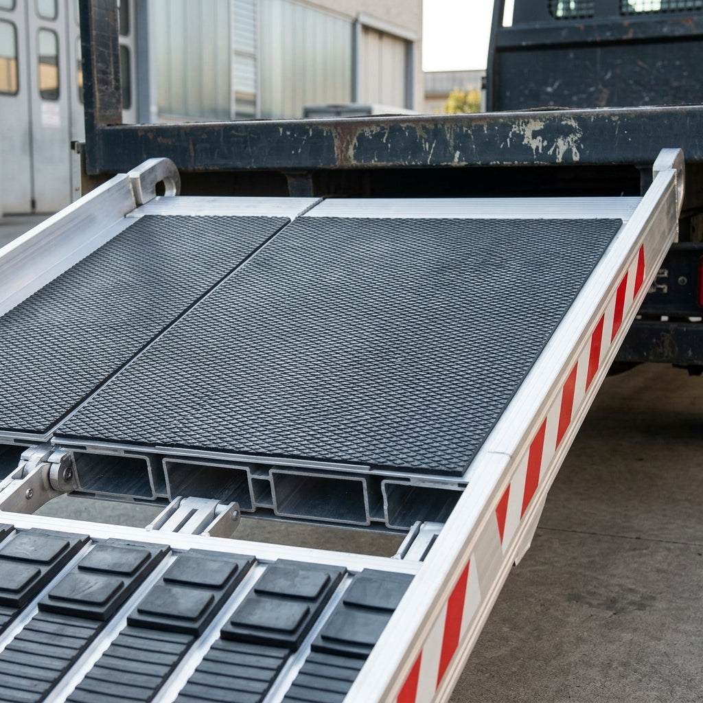 4500mm x 720mm Heavy Duty Ramp with Rubber Coating (view 2)