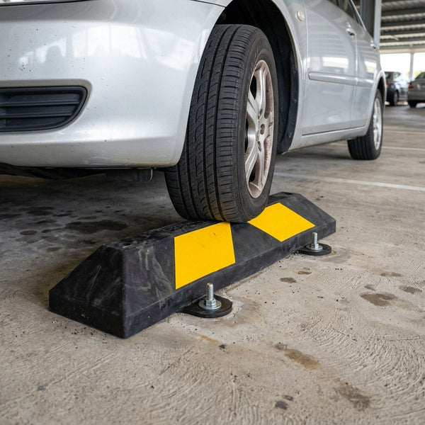 550mm Wheel Stop Black/Yellow