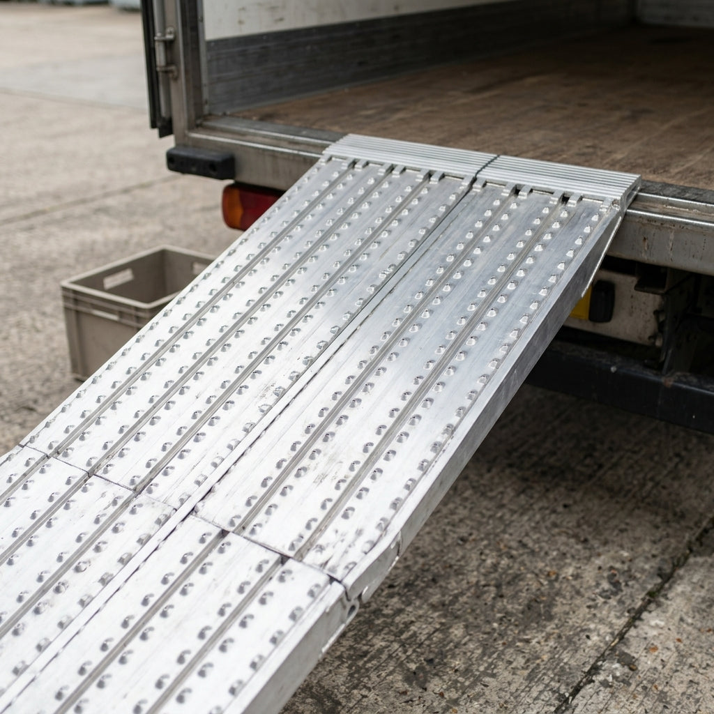4000mm x 450mm Heavy Duty Loading Ramps 14000kg Capacity (view 2)