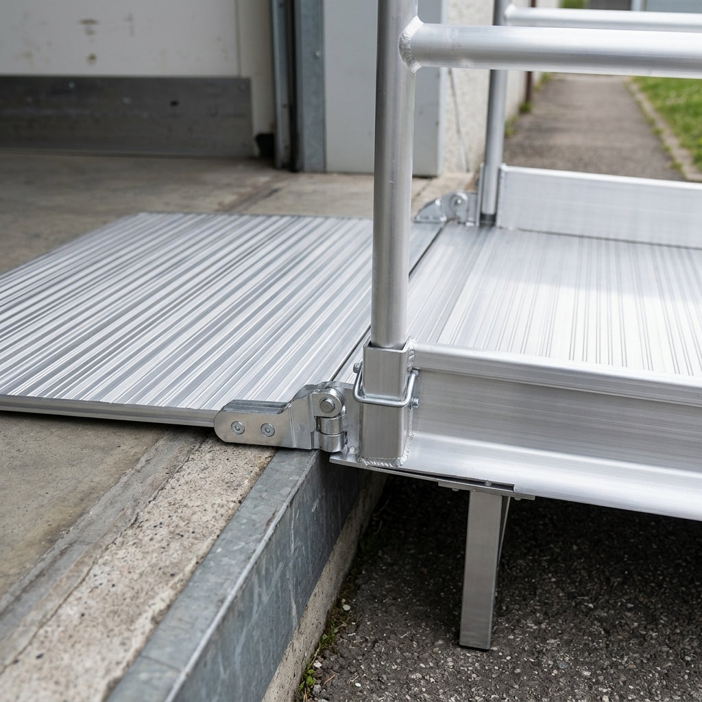 4790mm Vehicle Accessible Ramp with Handrails 1000mm Width (view 2)