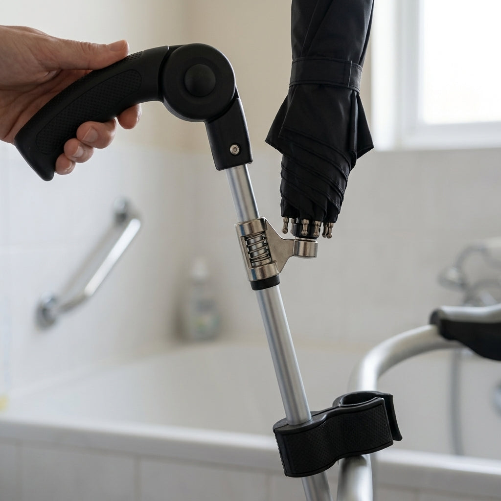 Black Umbrella for Rollators (view 2)