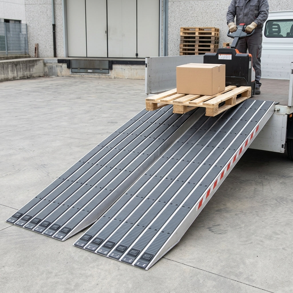 2500mm x 720mm Heavy Duty Ramp with Rubber Coating