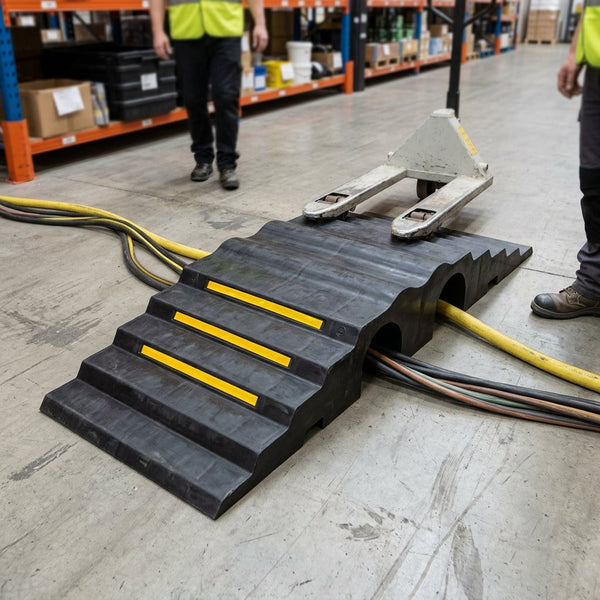 90mm x 105mm Hose Protector Ramp with 2 Channels